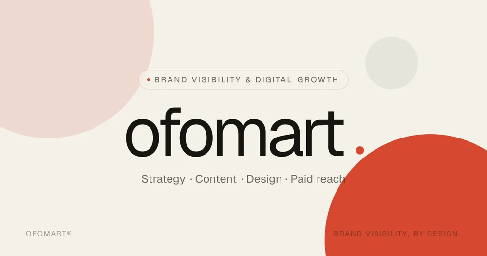 Ofomart project screenshot